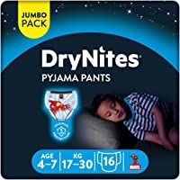 Huggies DryNites- 4 - 7 años niño- 16 pañales